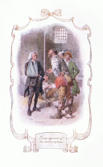 Ero informato dei soliti requisiti, da Il Vicario di Wakefield pubblicato da J M Dent & Son Ltd, anni 1920 da Charles Edmund Brock